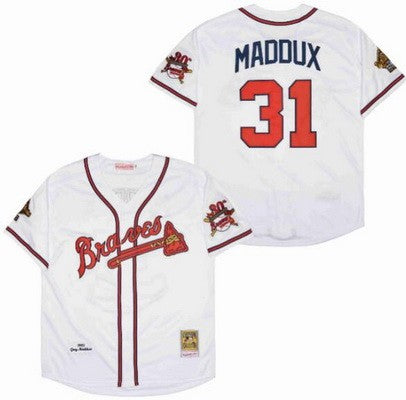 1995 Greg Maddux Game Worn & Signed Atlanta Braves Jersey. . , Lot  #50379