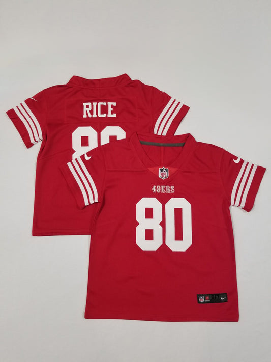Kids/Toddlers San Francisco 49ers #80 Jerry Rice Stitched Jersey