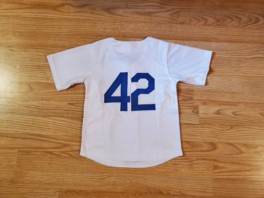 Kids/Toddlers Brooklyn Dodgers #42 Jackie Robinson Throwback Jersey