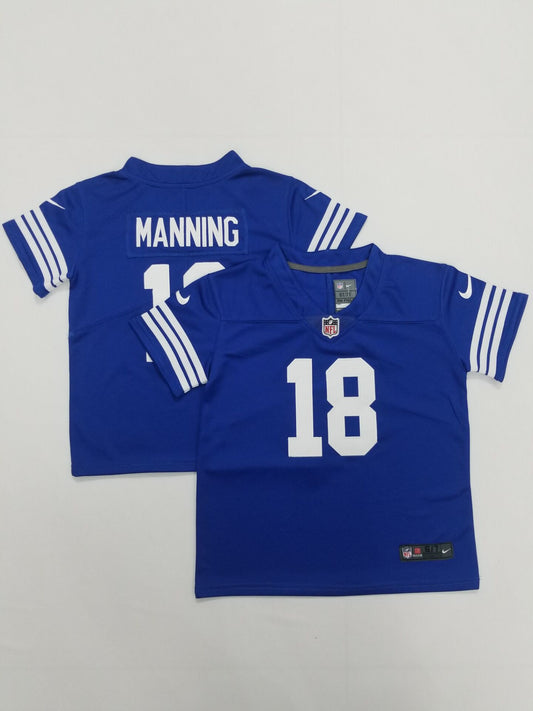 Kids/Toddlers Indianapolis Colts #18 Peyton Manning Stitched Jersey