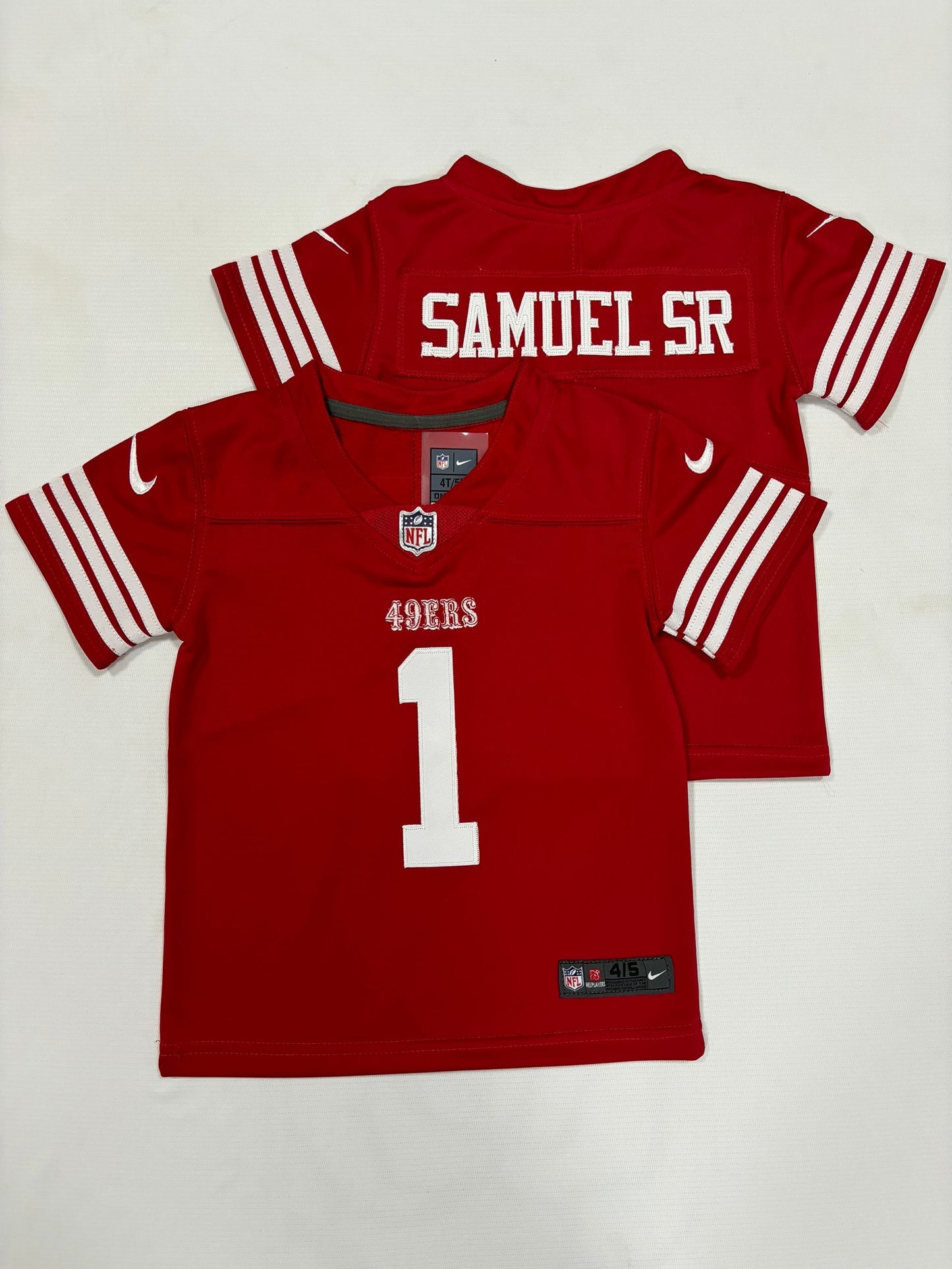 Kids/Toddlers San Francisco 49ers #1 Deebo Samuel Stitched Jersey