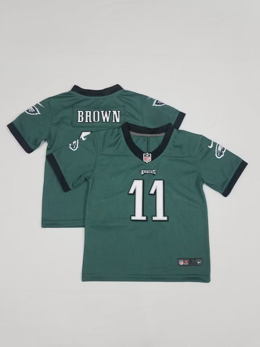 Kids/Toddlers Philadelphia Eagles #11 A. J. Brown Stitched Jersey