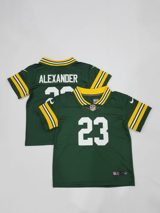 Kids/Toddlers Green Bay Packers #23 Jaire Alexander Stitched Jersey