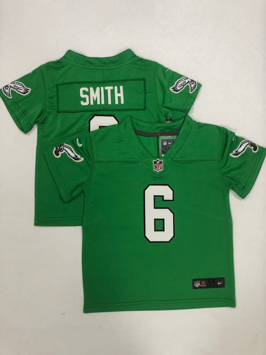 Kids/Toddlers Philadelphia Eagles #6 DeVonta Smith Stitched Jersey