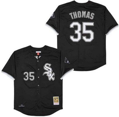 Chicago White Sox #35 Frank Thomas Throwback Jersey