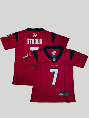 Kids Houston Texans #7 C.J. Stroud Stitched Jersey