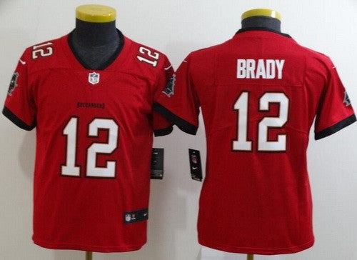 Kids/Toddlers Tampa Bay Buccaneers #12 Tom Brady Stitched Jersey