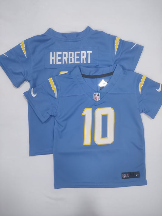 Kids/Toddlers Los Angeles Chargers #10 Justin Herbert Stitched Jersey