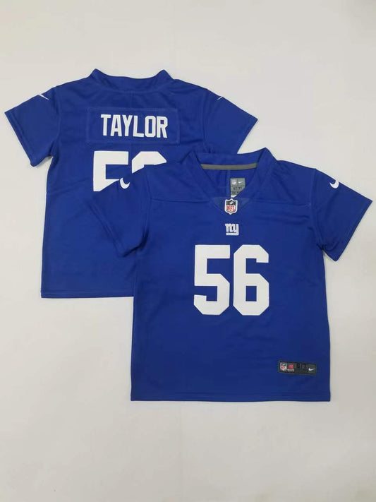 Kids/Toddlers New York Giants #56 Lawrence Taylor Stitched Jersey
