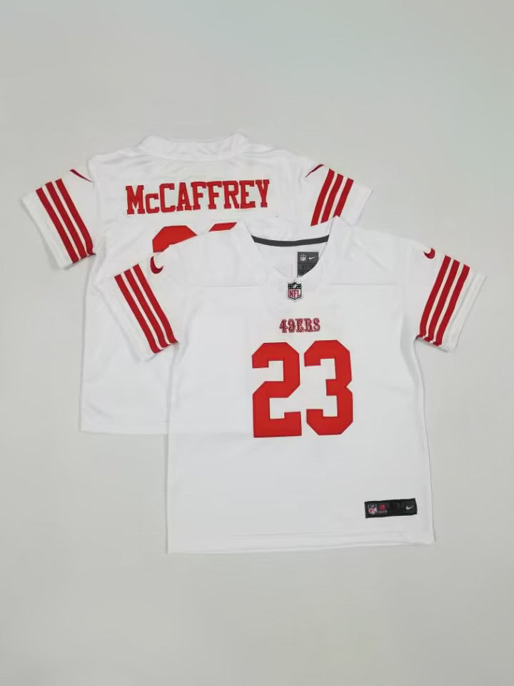 Kids/Toddlers San Francisco 49ers #23 Christian McCaffrey Stitched Jersey