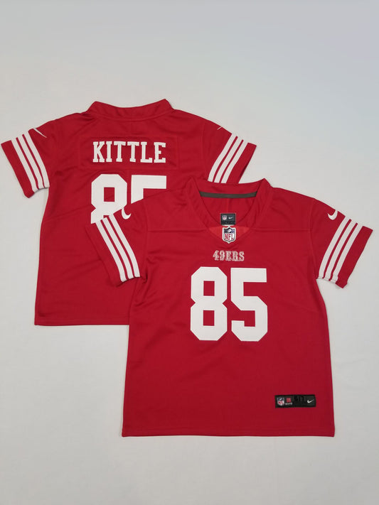 Kids/Toddlers San Francisco 49ers #85 George Kittle Stitched Jersey