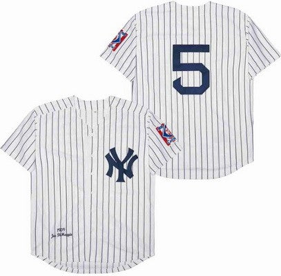 New York Yankees #5 Joe DiMaggio Throwback Jersey